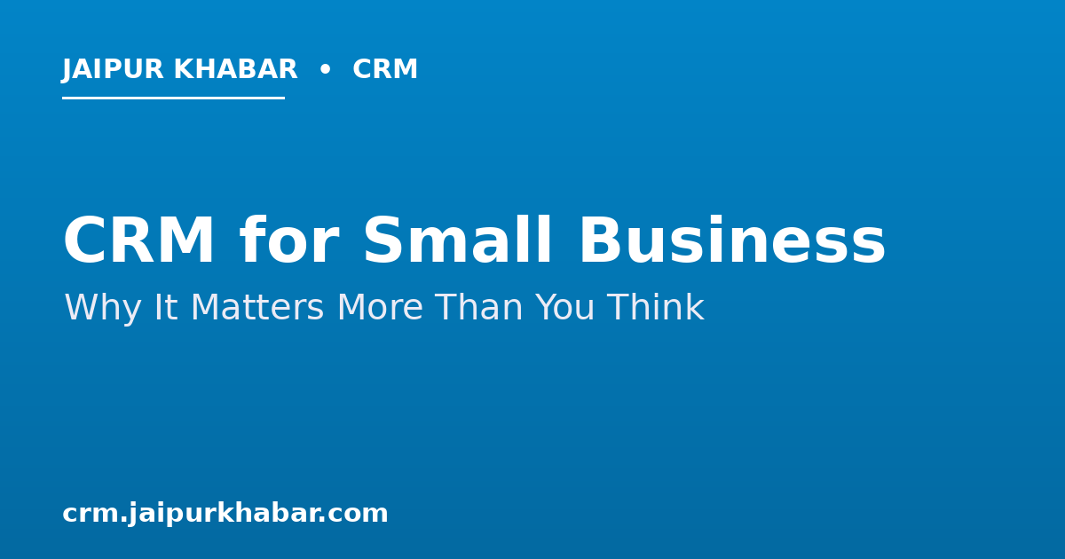 CRM for Small Business